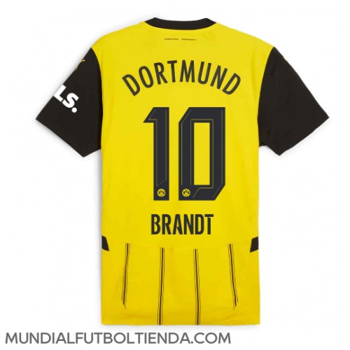 Camiseta Borussia Dortmund Julian Brandt #10 Primera Equipación Replica 2024-25 mangas cortas